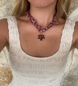 A&M Scarf Necklace