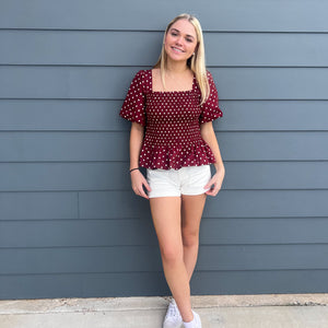 Polka Dot Top