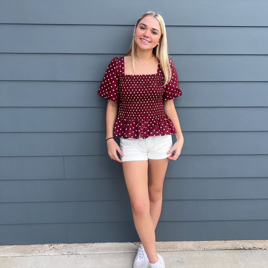 Polka Dot Top