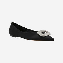 Load image into Gallery viewer, Tink Ballet Flat- Black Satin
