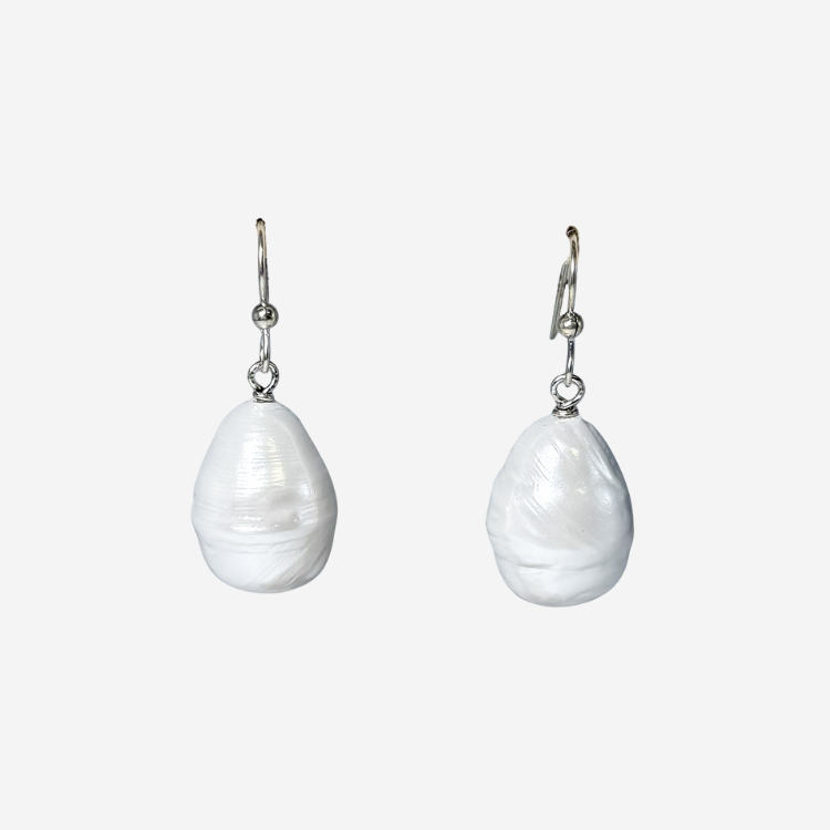 Simon Sebbag Large Pearl Earrings
