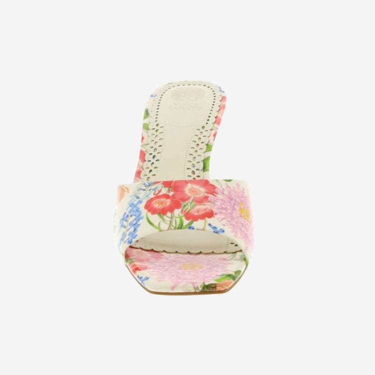 Faiza Kitten Heel- Floret Garden Multi