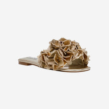Load image into Gallery viewer, Flo Leather Sandal- Gold
