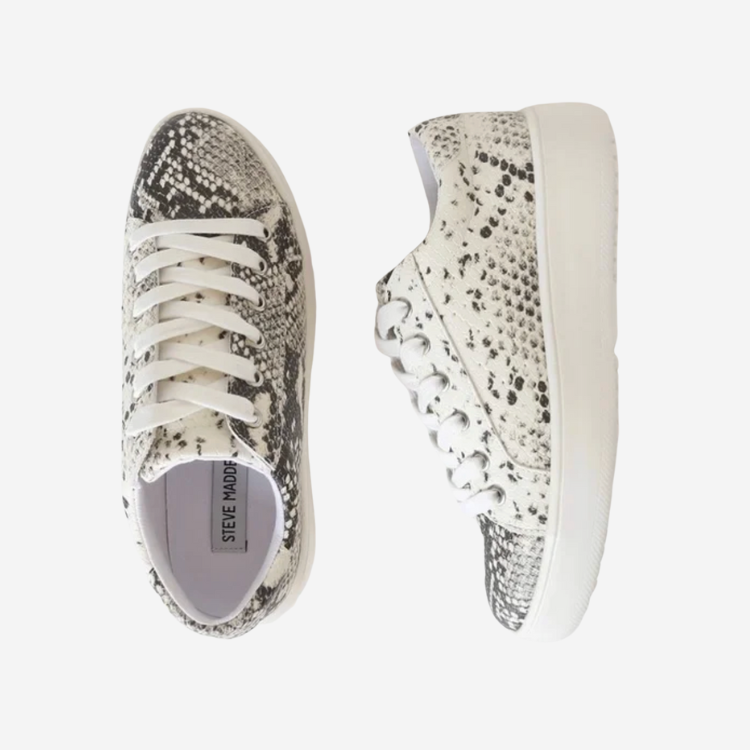 Blade Snakeskin Platform Sneaker