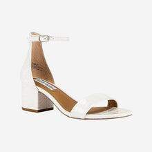 Load image into Gallery viewer, Irenee White Crocco Sandal
