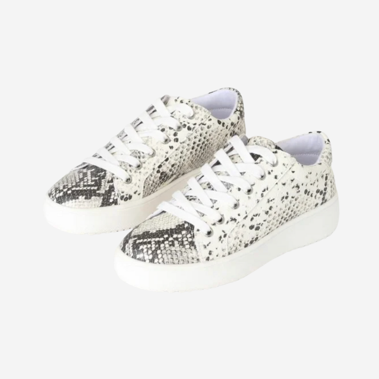Blade Snakeskin Platform Sneaker