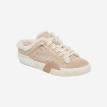 Load image into Gallery viewer, Zantel Faux Fur Sneaker- Dune Woven
