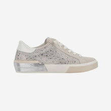 Load image into Gallery viewer, Zina Crystal Sneaker- Ivory Suede
