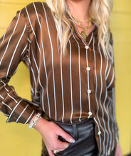 Load image into Gallery viewer, Ginger Striped Top
