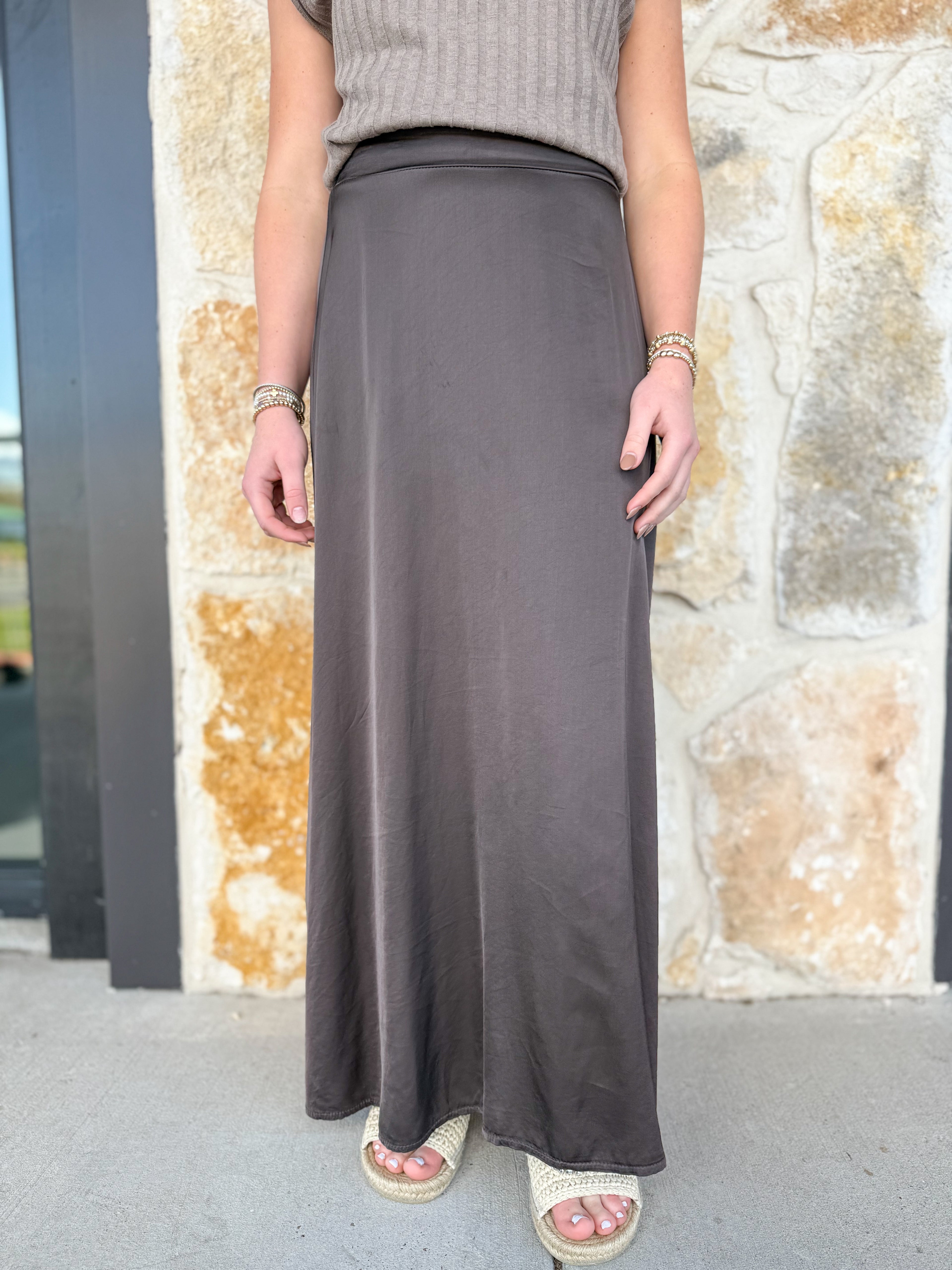 Italian Viscose Maxi Skirt