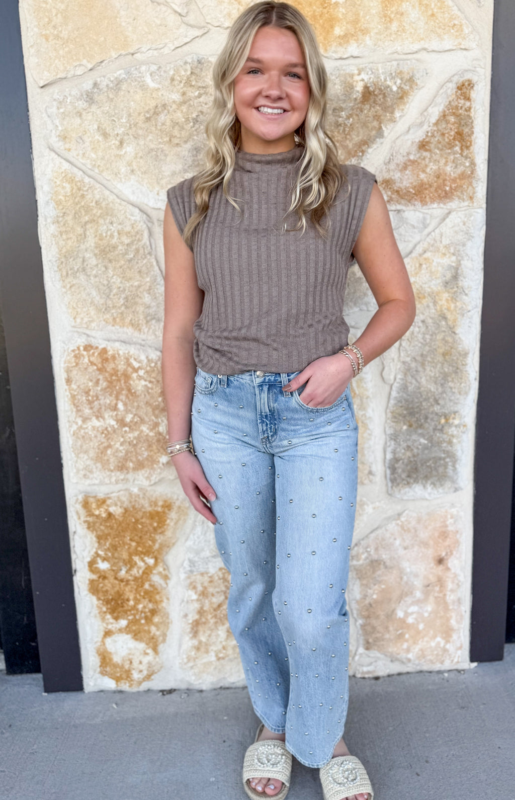 Lexi Mid Rise Straight Leg Jean