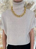 Turtle Neck Short Knit