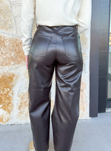 Load image into Gallery viewer, Eli French Toast Leather Pant

