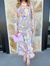 Load image into Gallery viewer, Shannon 3D Floral Midi Dress
