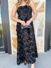 Load image into Gallery viewer, Selena Strapless Rosette Dress
