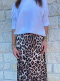Leopard Maxi Skirt