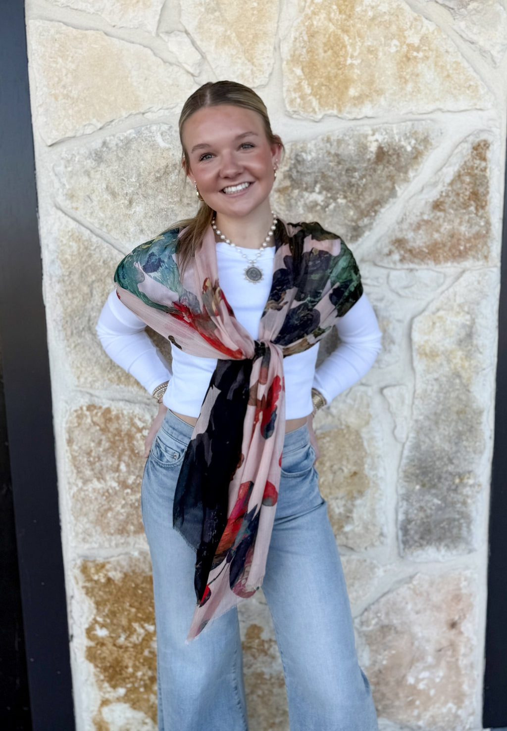 Butterfly Cashmere Scarf