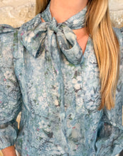 Load image into Gallery viewer, Blue Floral Faye Top
