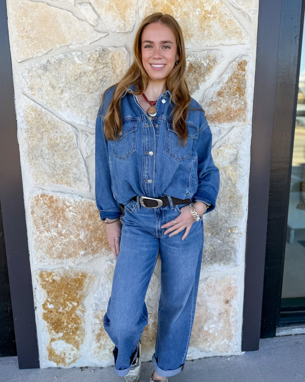 Trucker Blouson Denim Jacket