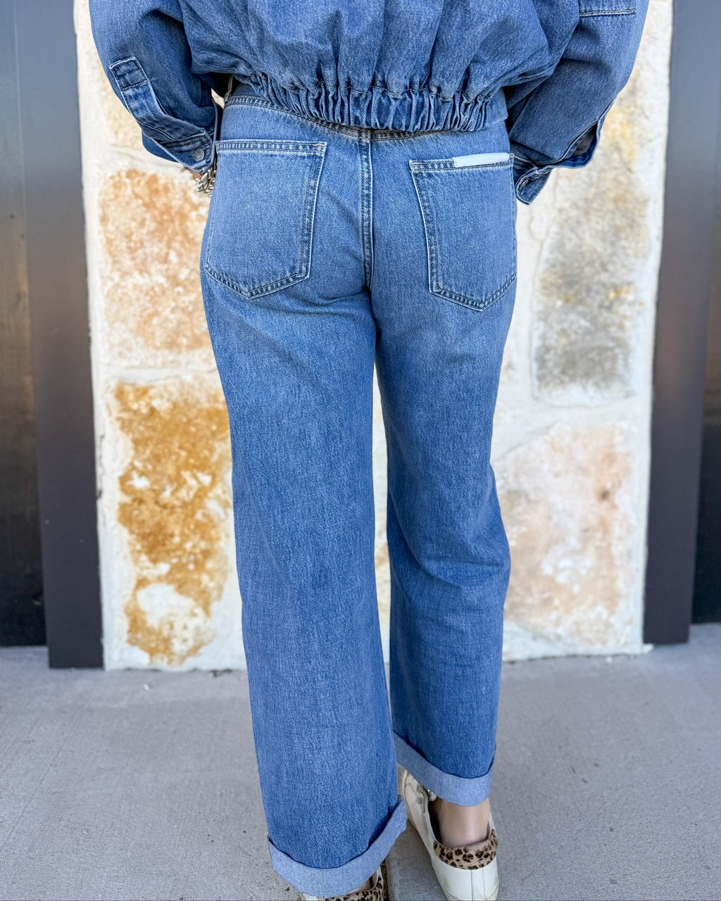 Donny Rolled Hem Boyfriend Jean