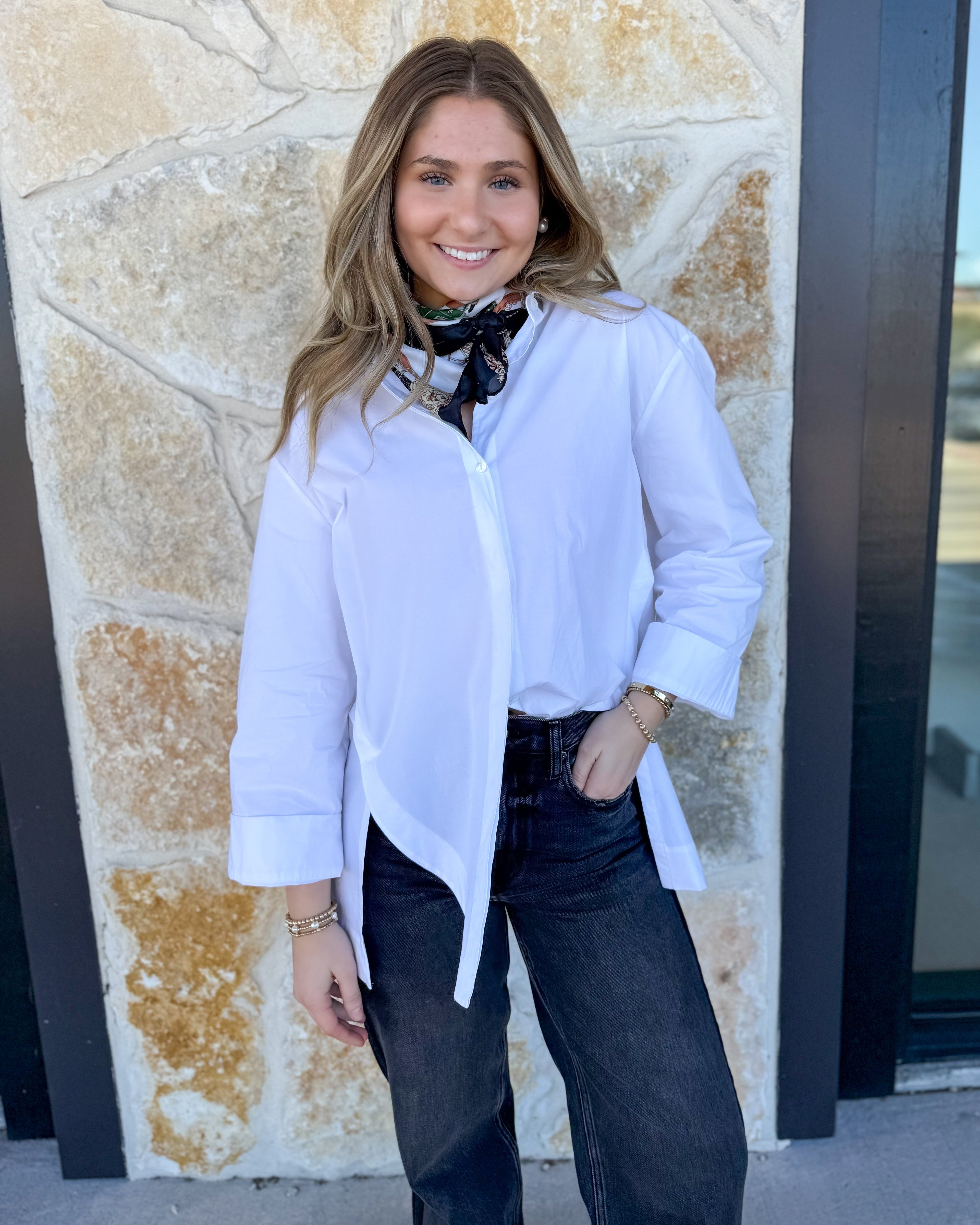 Olona Button Down Top