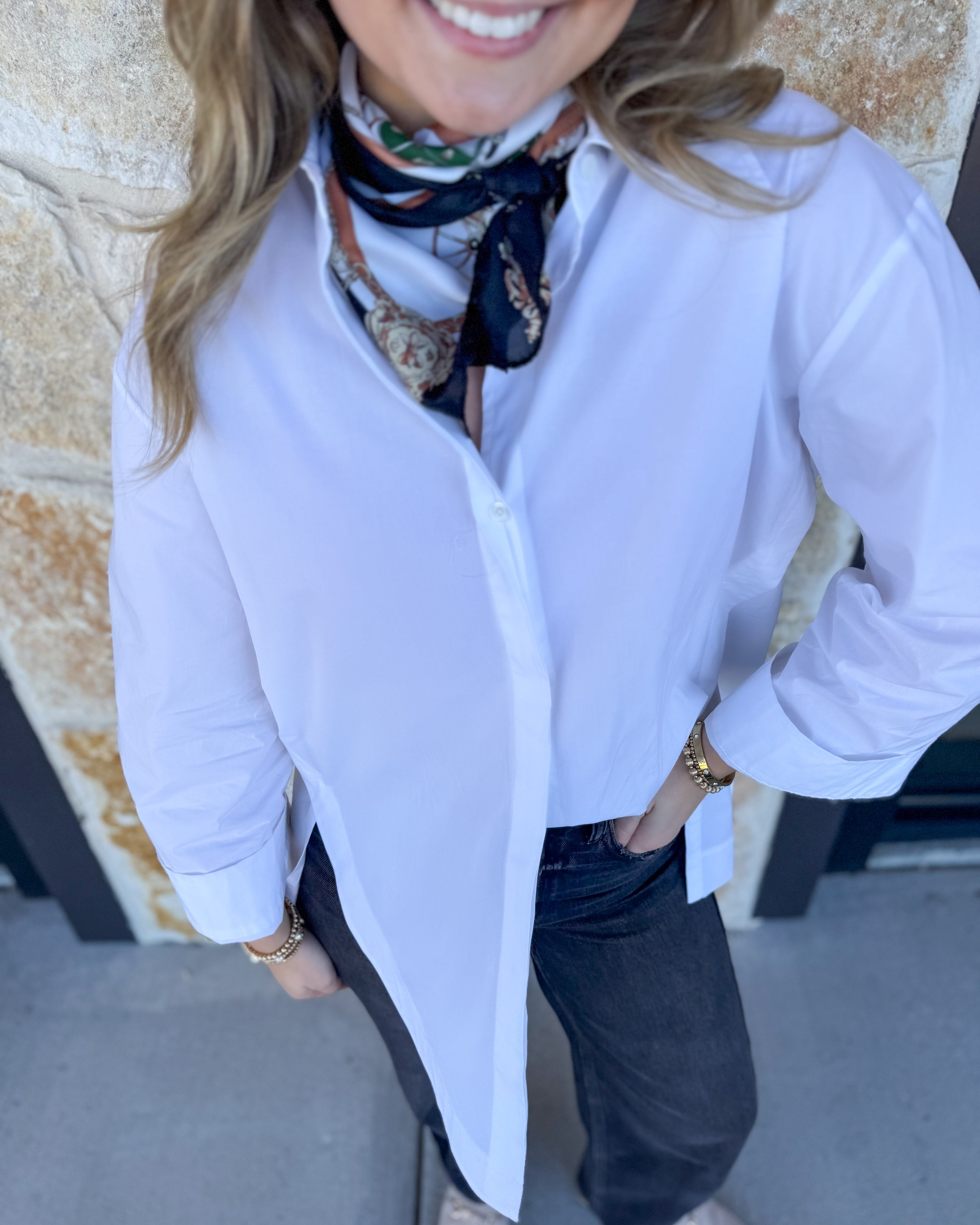 Olona Button Down Top