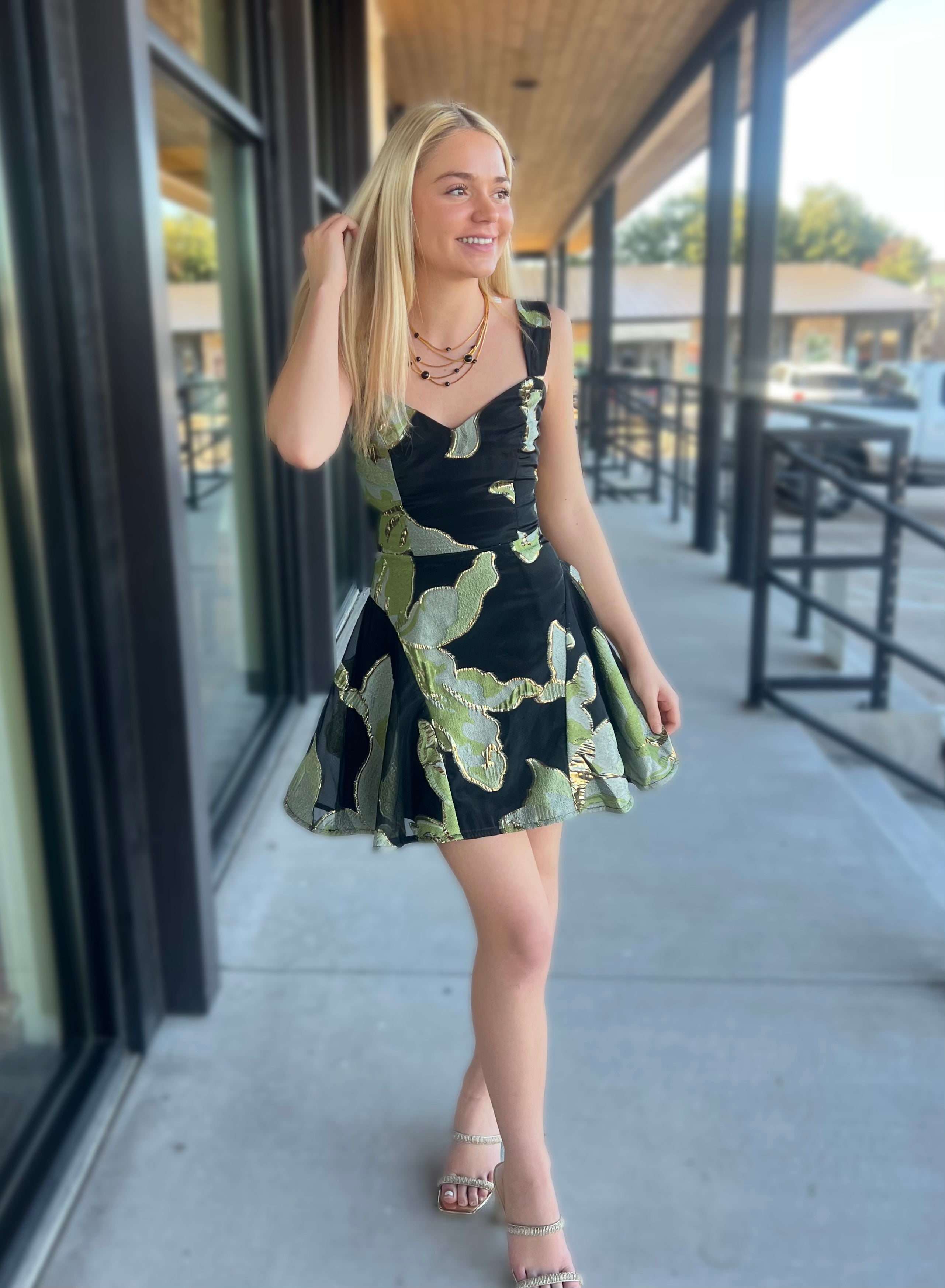 Elysia A Line Mini Dress