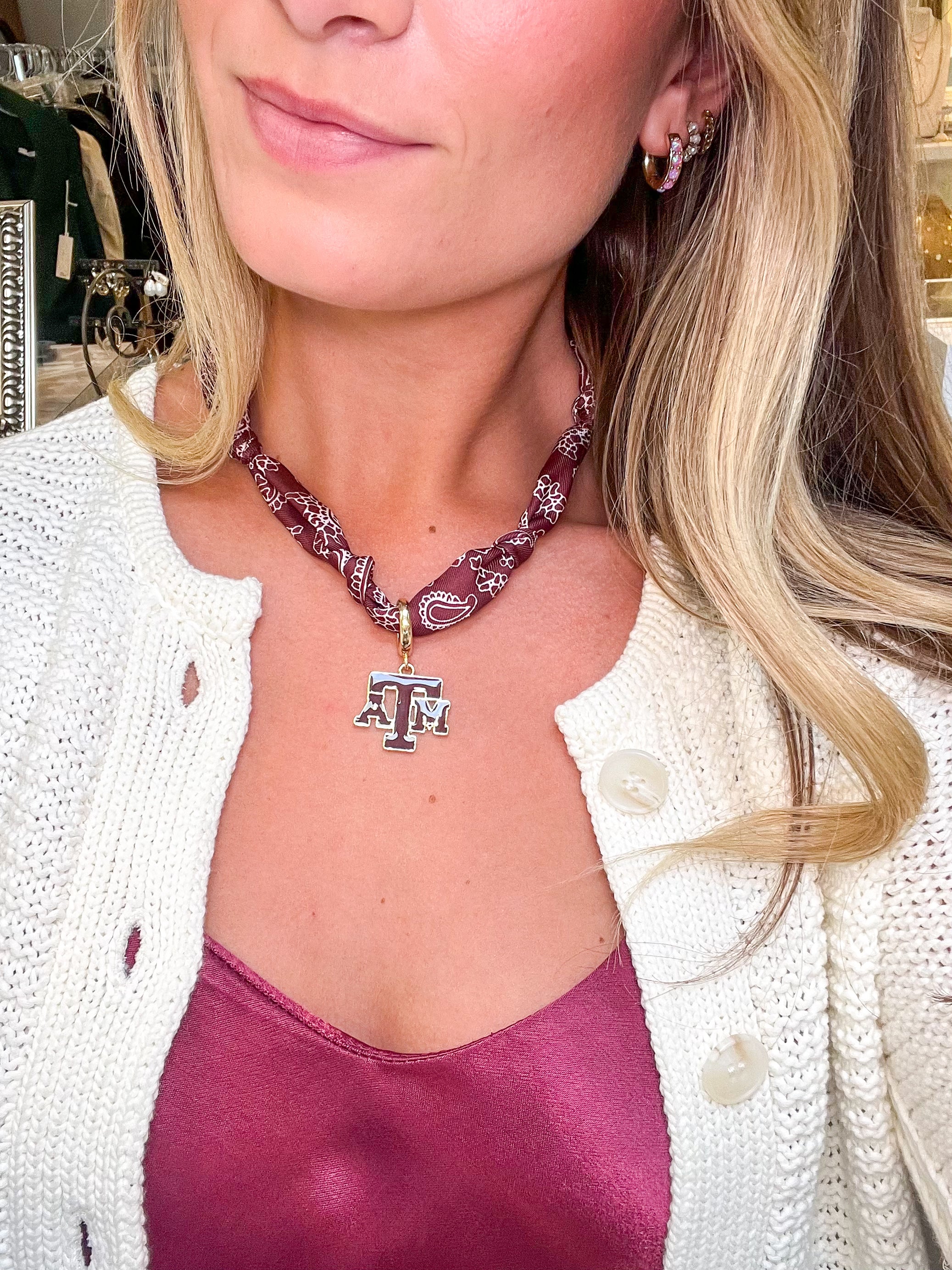 A&M Scarf Necklace