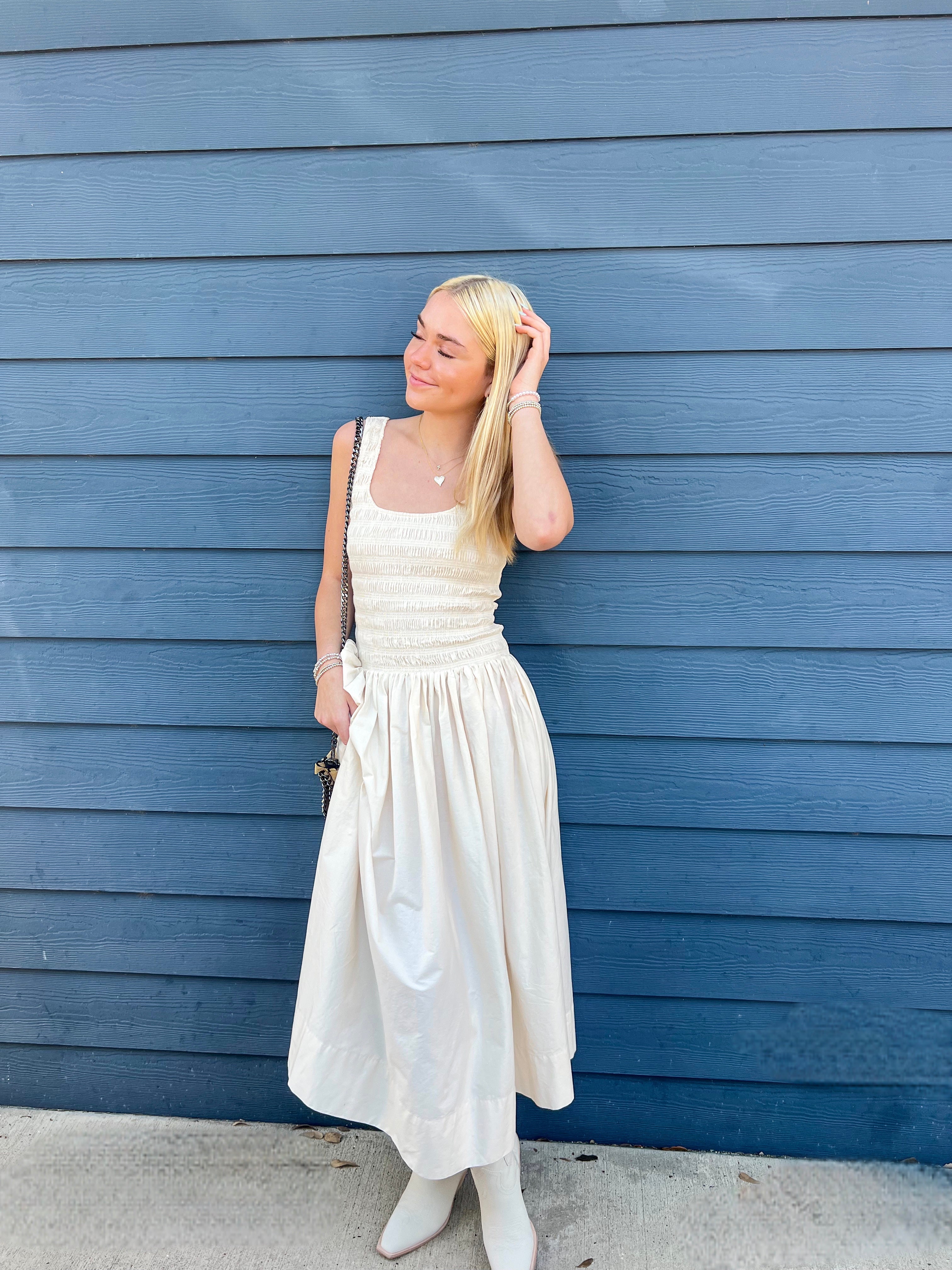 Pistola Alessia Smock Drop Dress