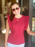Flutter Ruffle Top