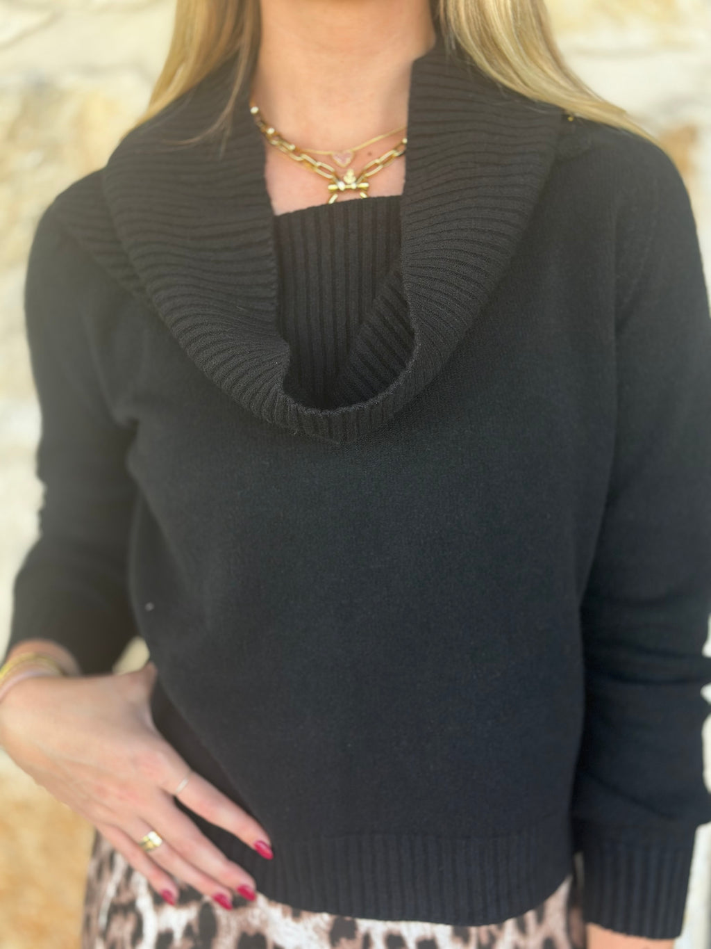 Off the shoulder sweater