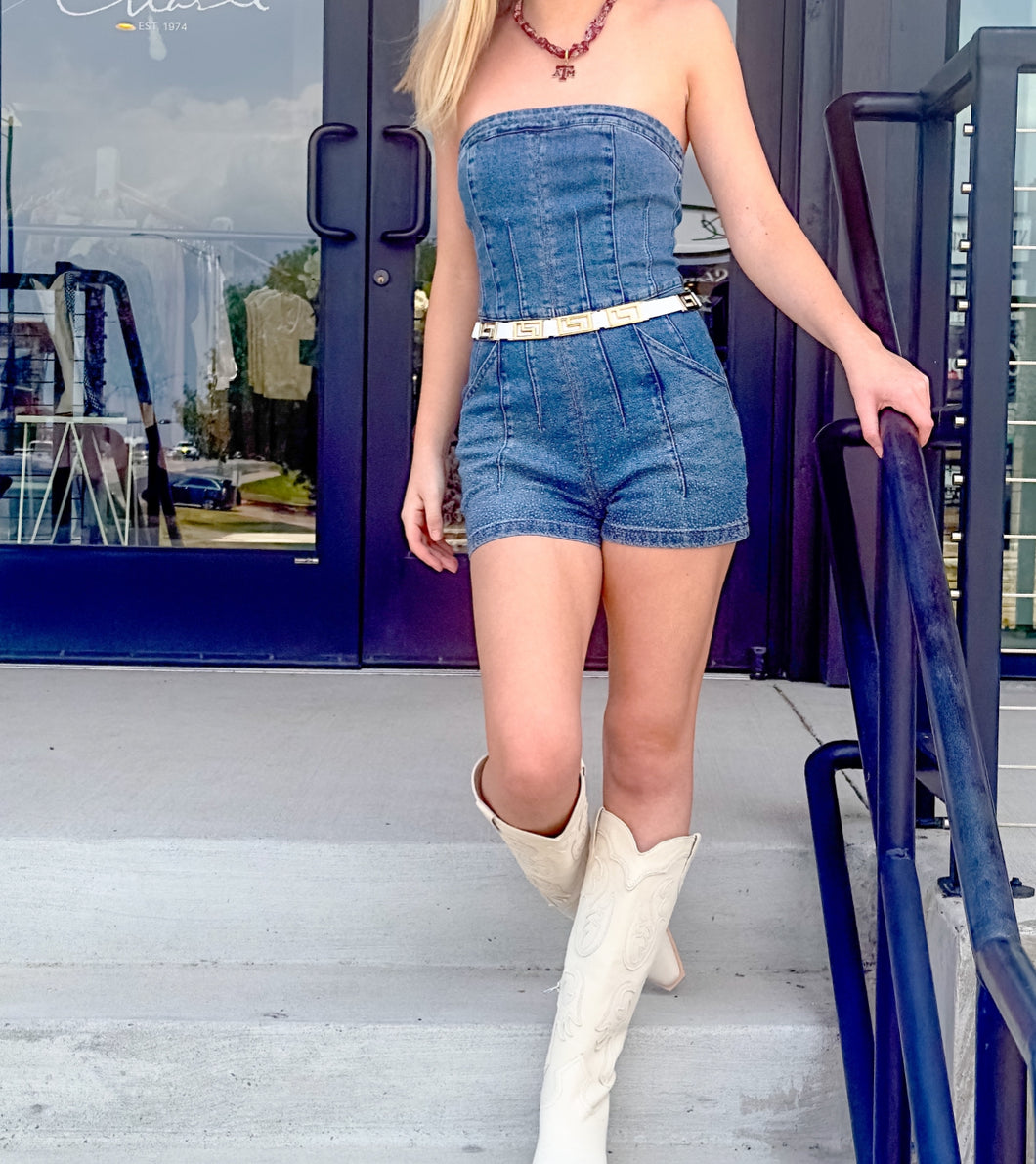 Rhinestone Romper