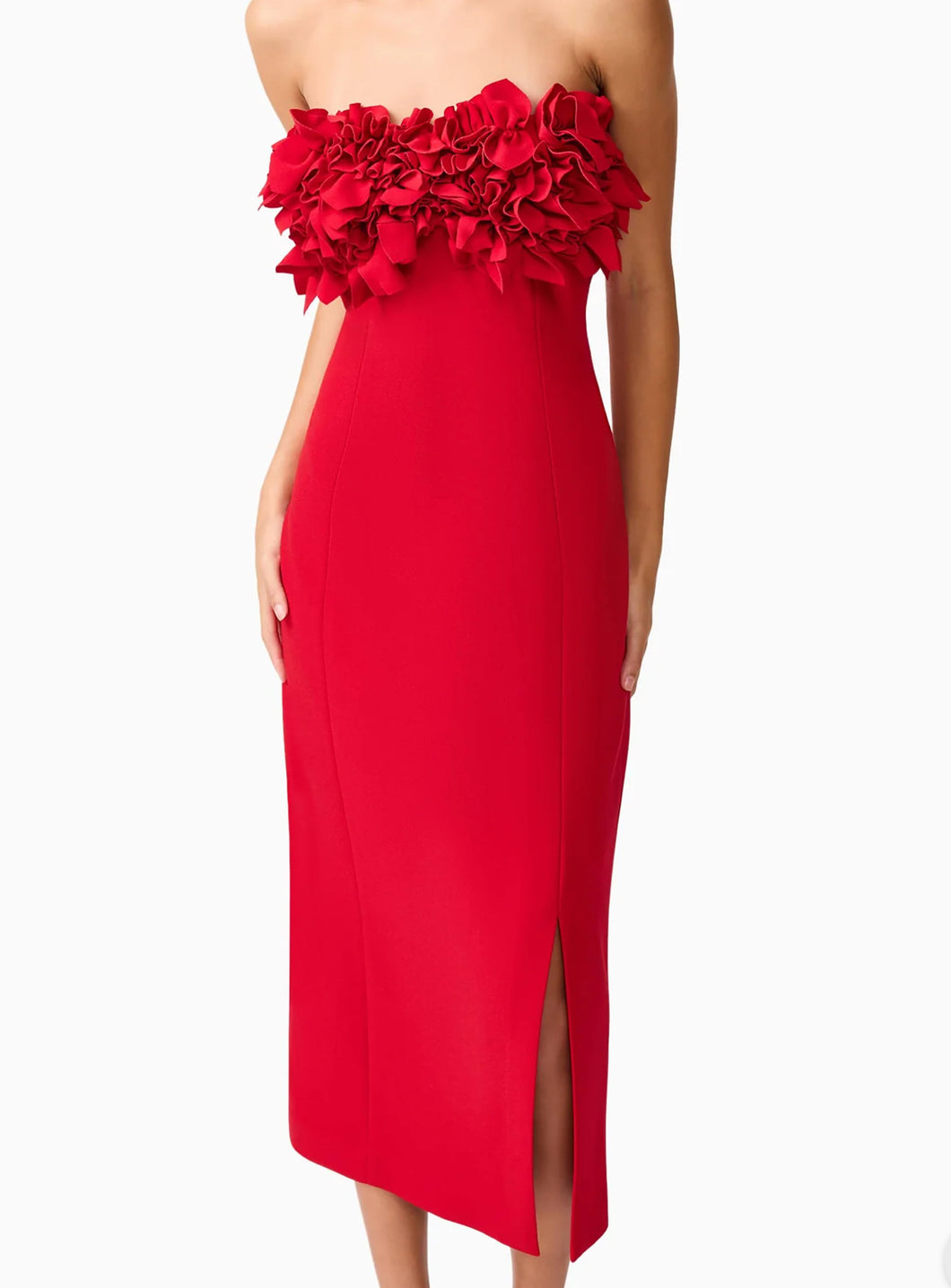 Elliatt Lila Fitted Midi Dress