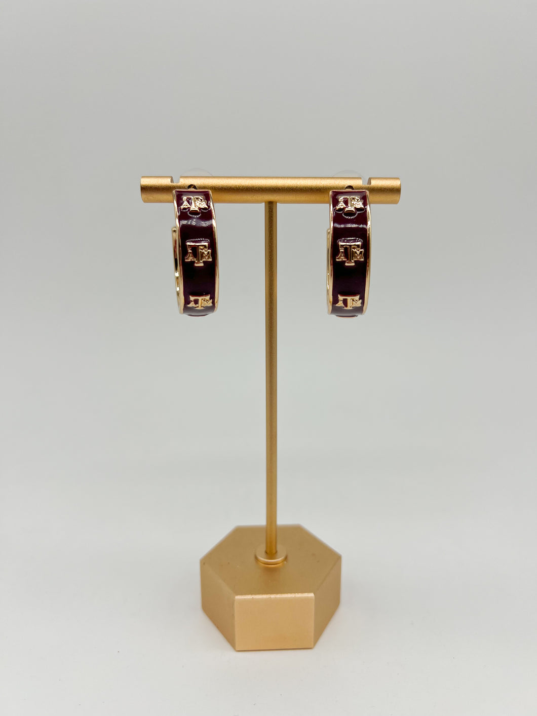 A&M Hoop Earrings