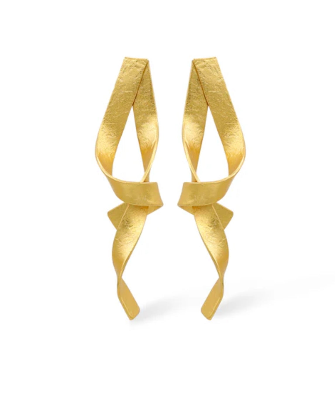Ribbon Post Earrings