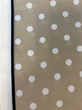 Polka Dot Satin Scarf- Beige