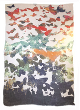 Load image into Gallery viewer, Butterfly Cashmere Scarf
